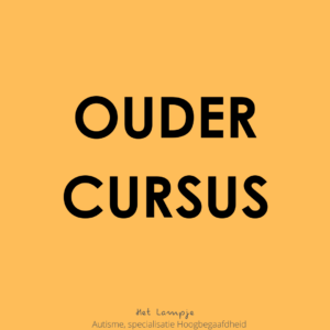 Oudercursus: Autisme in je kind herkennen (Professional - zelfstandig)